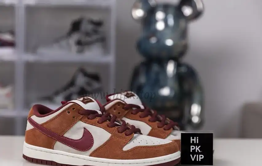 PK God Nike SB dunk Low Russet Cedar retail materials ready to ship