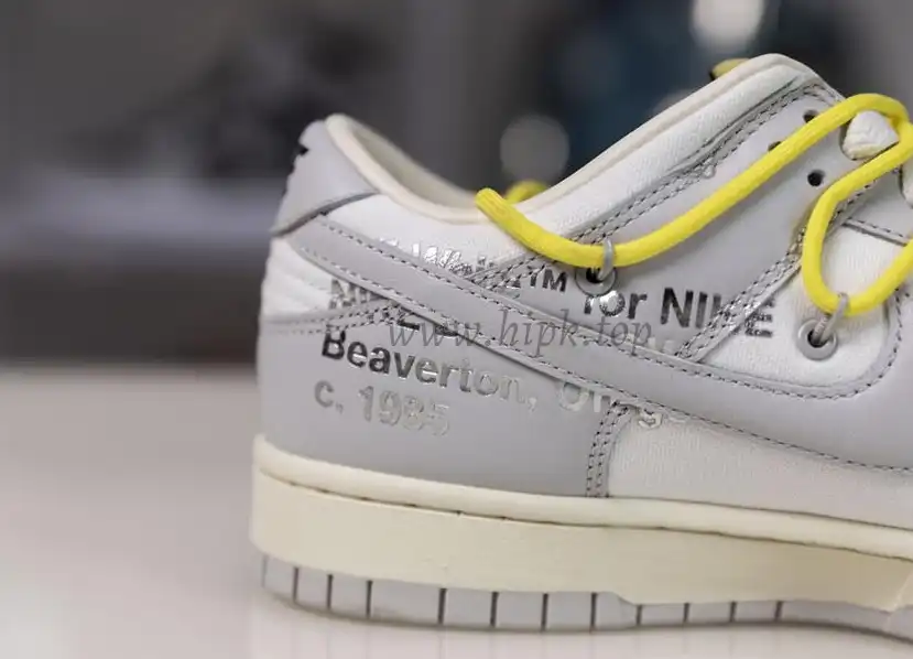 Pk God off white X dunk low the 50 NO.27 retail materials ready to ship