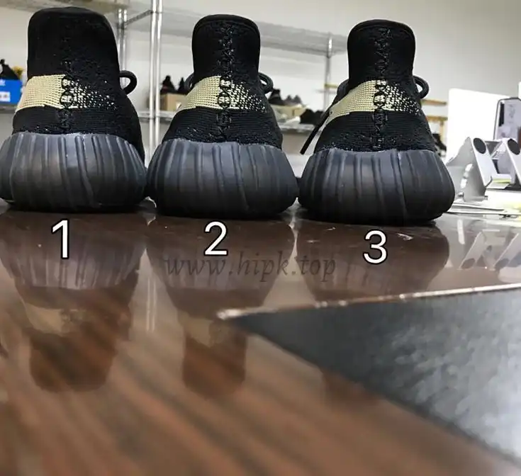 ADIDAS FACTORY MATERAILS YEEZY 350 V2 Black GreenBY9611 PK EXCLUSIVE LIMITED（shipped based on euro size)