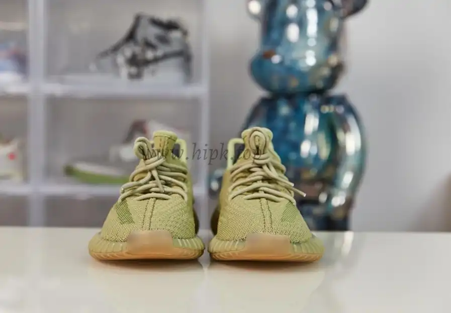 EXCLUSIVE PK GOD YEEZY 350 V2 SULFUR WITH REAL PREMEKNIT FROM HUAYIYI WHICH OFFER PRIMEKNIT TO ADIDAS DIRECTLY READY to ship