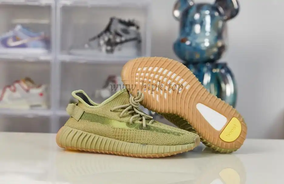 EXCLUSIVE PK GOD YEEZY 350 V2 SULFUR WITH REAL PREMEKNIT FROM HUAYIYI WHICH OFFER PRIMEKNIT TO ADIDAS DIRECTLY READY to ship