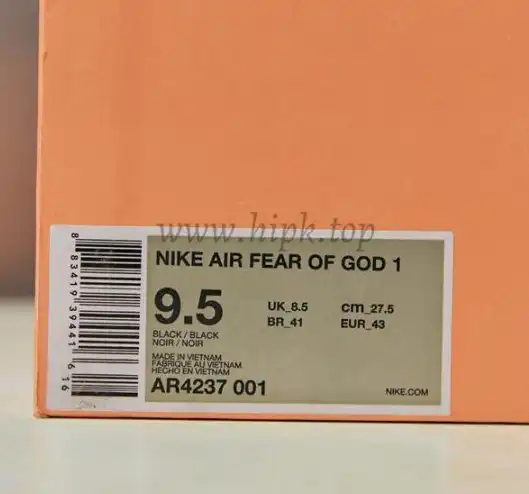 PK God Nike Air Fear Of God Raid “Light Bone”real materials ready to ship