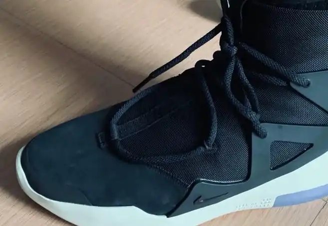 EXCLUSIVE RETAIL PK GOD NIKE AIR FEAR OF GOD 1 LIGHT BLACK BLACK AAR4237-001READY TO SHIP