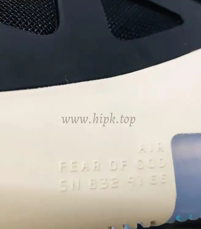 EXCLUSIVE RETAIL PK GOD NIKE AIR FEAR OF GOD 1 LIGHT BLACK BLACK AAR4237-001READY TO SHIP