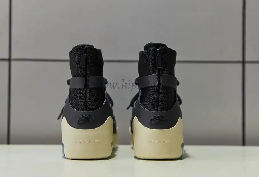 EXCLUSIVE RETAIL PK GOD NIKE AIR FEAR OF GOD 1 LIGHT BLACK BLACK AAR4237-001READY TO SHIP