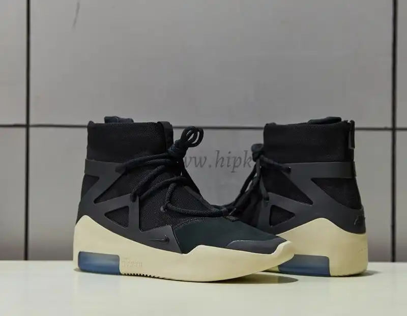 EXCLUSIVE RETAIL PK GOD NIKE AIR FEAR OF GOD 1 LIGHT BLACK BLACK AAR4237-001READY TO SHIP