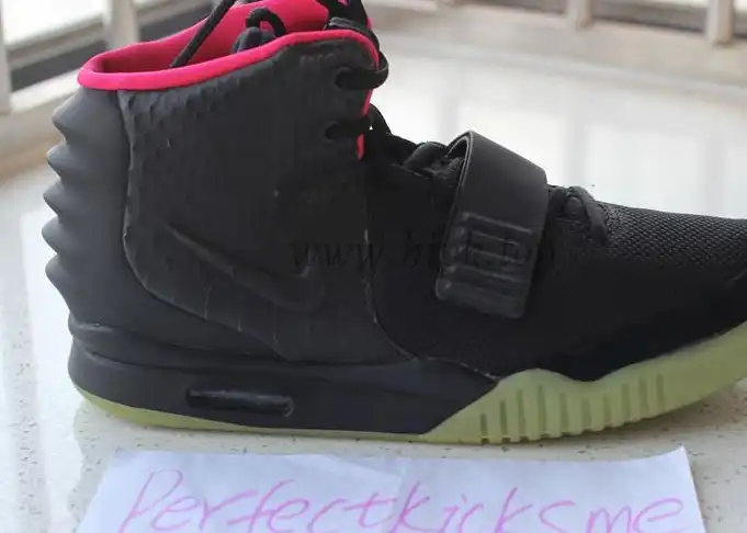 God Air Yeezy 2 Solar RedReal materials Limited pairs