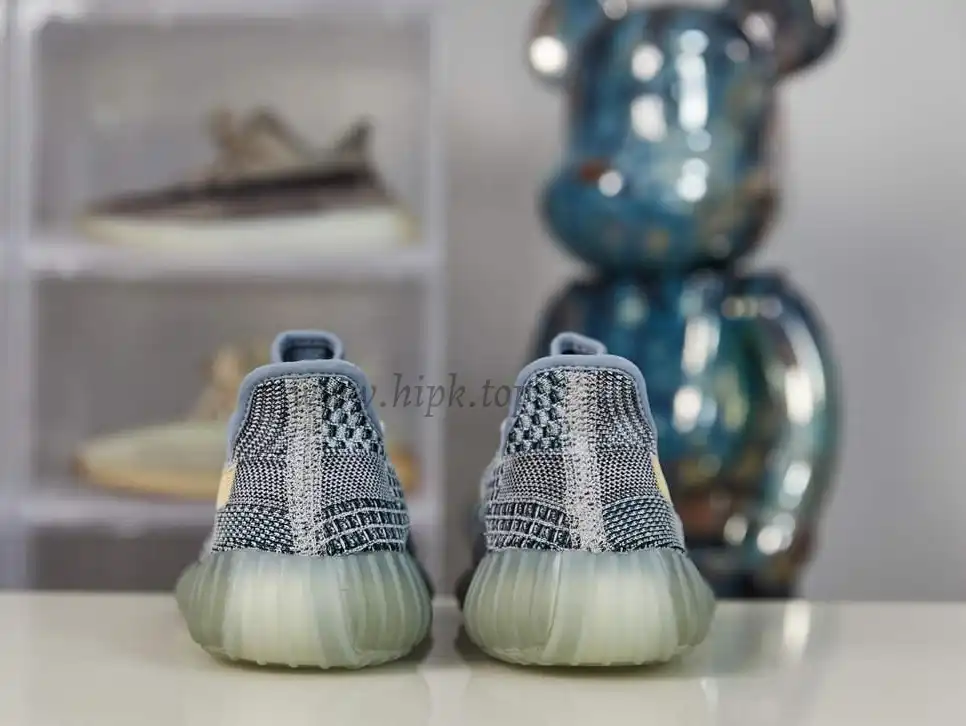 PK GOD ADIDAS YEEZY BOOST 350 V2 ASH BLUE RETAIL MATERIALS READY TO SHIP