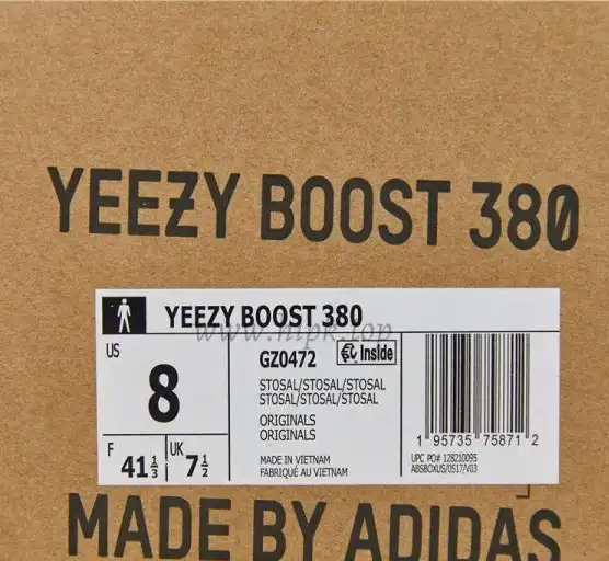 PK GOD Yeezy Boost 380 “Mist” reflective 3M RETAIL MATERIALS READY TO SHIP