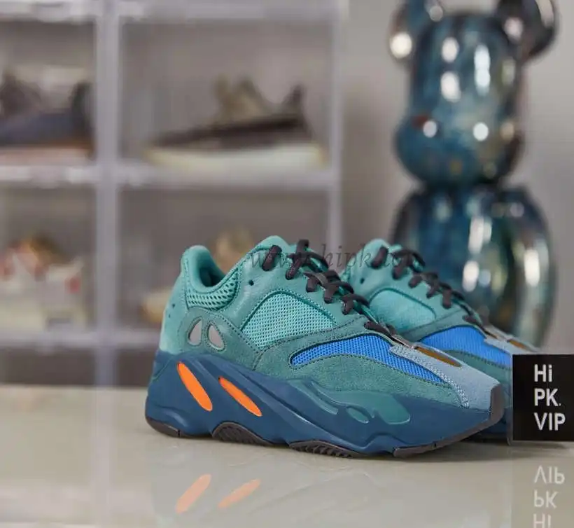 PK GOD ADIDAS YEEZY BOOST 700 FADED AZURE RETAIL MATERIALS READY TO SHIP