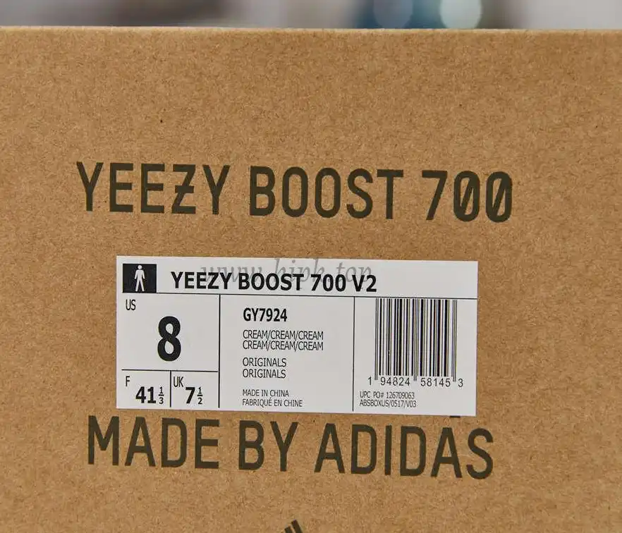 PK GOD ADIDAS YEEZY BOOST 700 V2 CREAM RETAIL MATERIALS READY TO SHIP