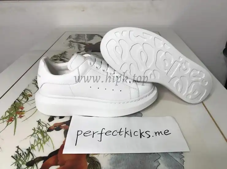 PK GOD ALXNDER MC MCQUEEN Paris white leather heel best version ready to ship