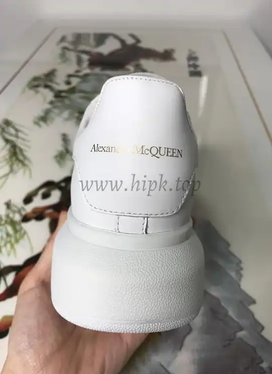 PK GOD ALXNDER MC MCQUEEN Paris white leather heel best version ready to ship
