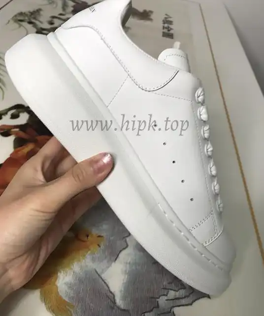 PK GOD ALXNDER MC MCQUEEN Paris white leather heel best version ready to ship