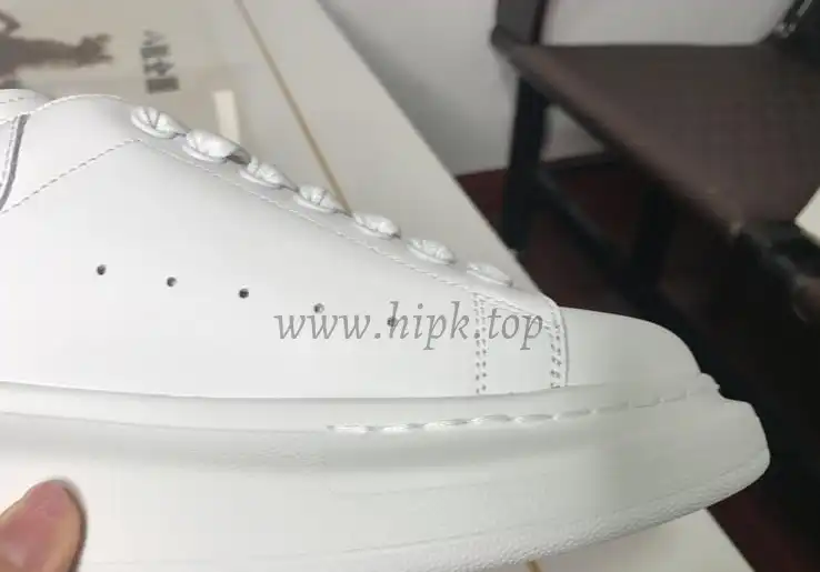 PK GOD ALXNDER MC MCQUEEN Paris white leather heel best version ready to ship