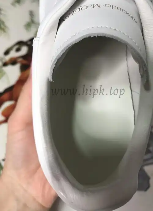 PK GOD ALXNDER MC MCQUEEN Paris white leather heel best version ready to ship