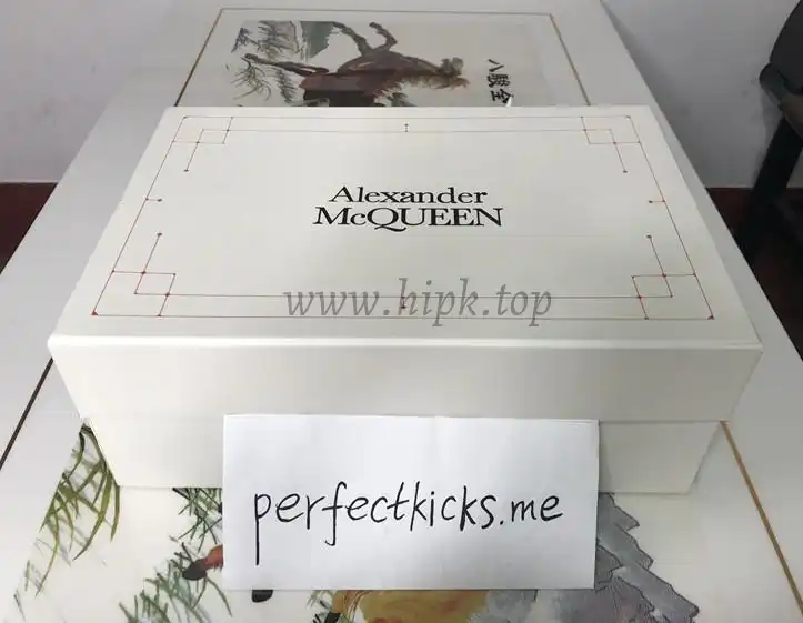 PK GOD ALXNDER MC MCQUEEN Paris white leather heel best version ready to ship