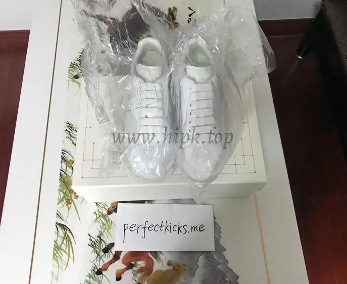 PK GOD ALXNDER MC MCQUEEN Paris white leather heel best version ready to ship