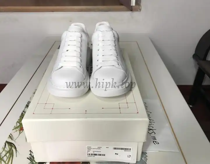 PK GOD ALXNDER MC MCQUEEN Paris white leather heel best version ready to ship