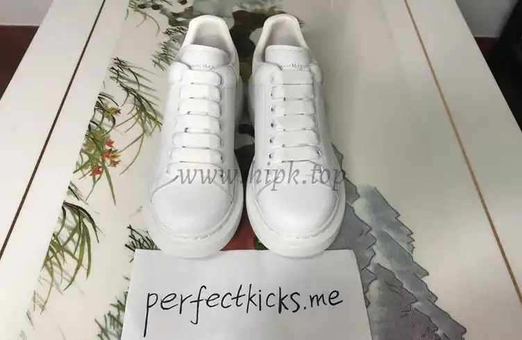 PK GOD ALXNDER MC MCQUEEN Paris white leather heel best version ready to ship