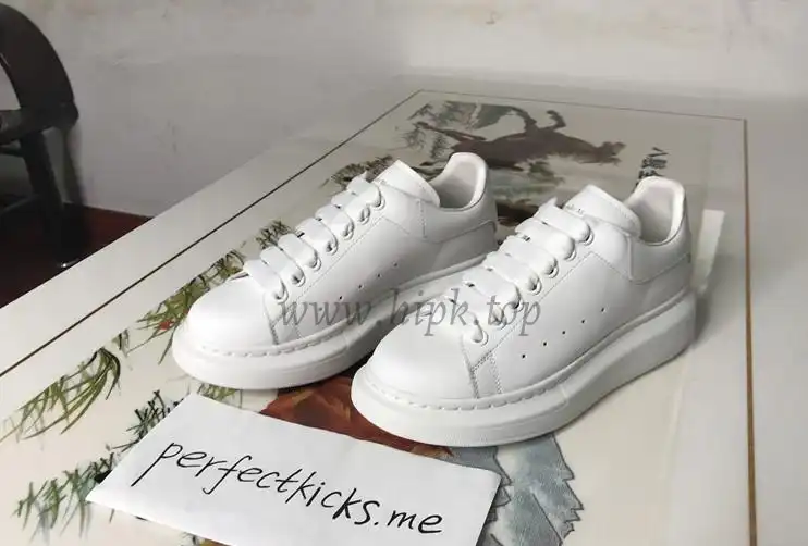 PK GOD ALXNDER MC MCQUEEN Paris white leather heel best version ready to ship