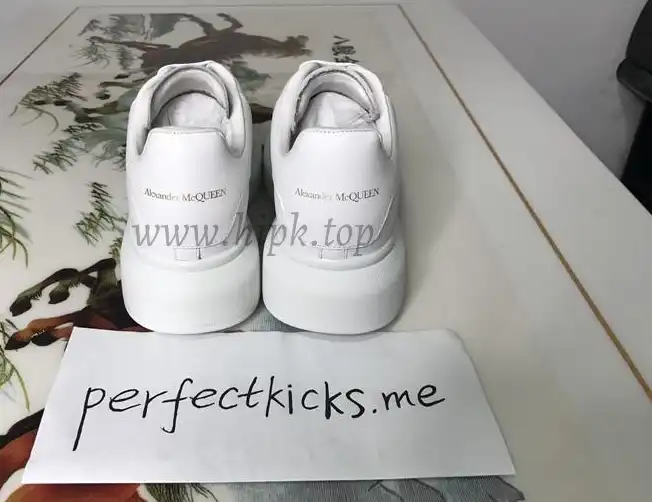 PK GOD ALXNDER MC MCQUEEN Paris white leather heel best version ready to ship