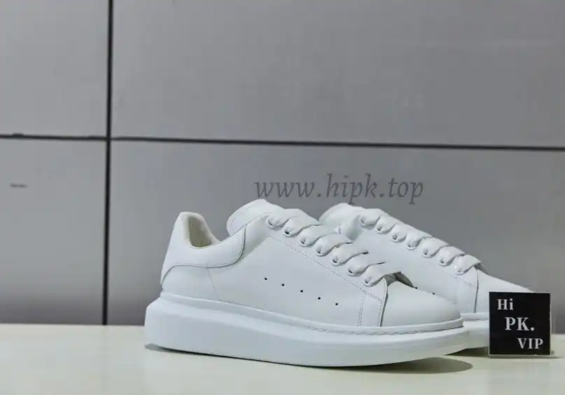 PK GOD ALXNDER MC MCQUEEN Paris white leather heel best version ready to ship