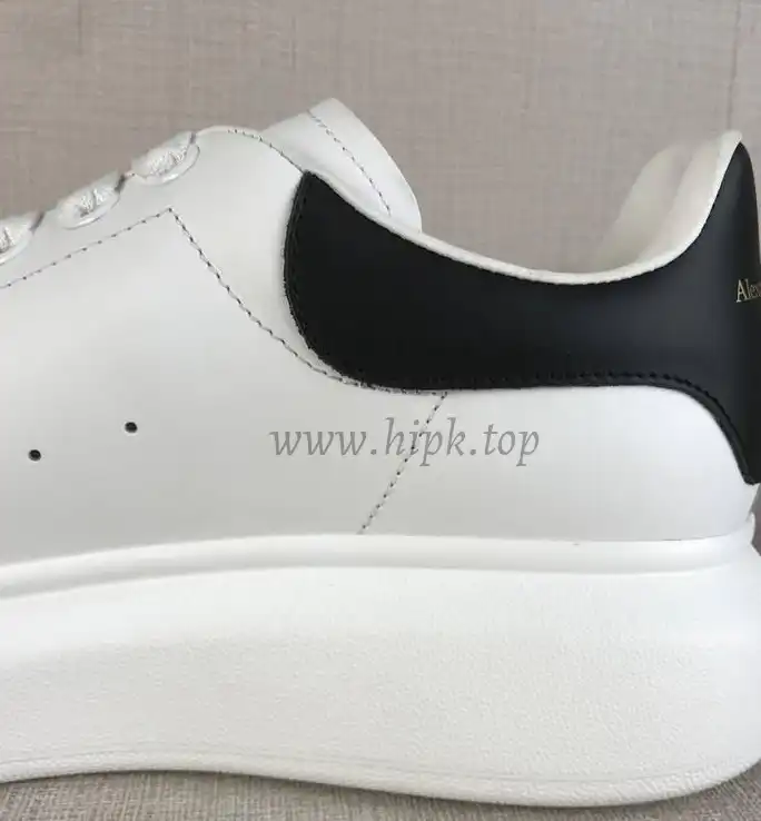 PK GOD Alxnder MC McQueen White smooth calf leather toe black leather heelbest version ready to ship