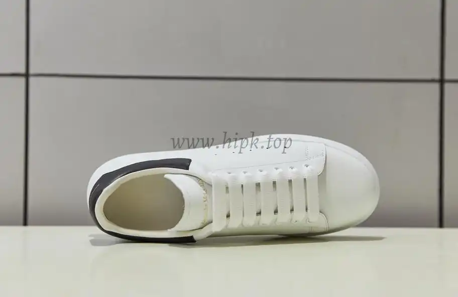 PK GOD Alxnder MC McQueen White smooth calf leather toe black leather heelbest version ready to ship