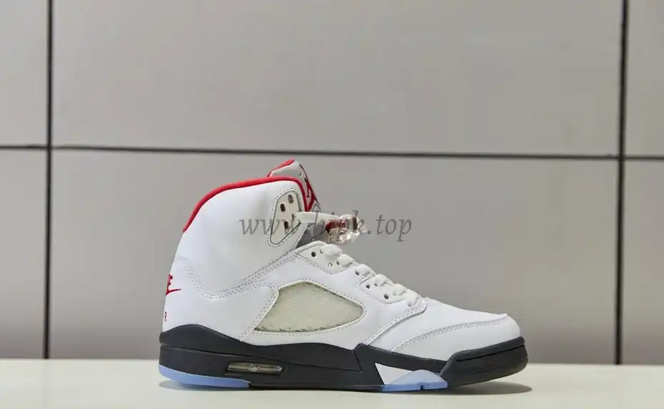 PK GOD Jordan 5 Retro Fire Red Silver Tongue 2020 Retail Materials Ready to Ship