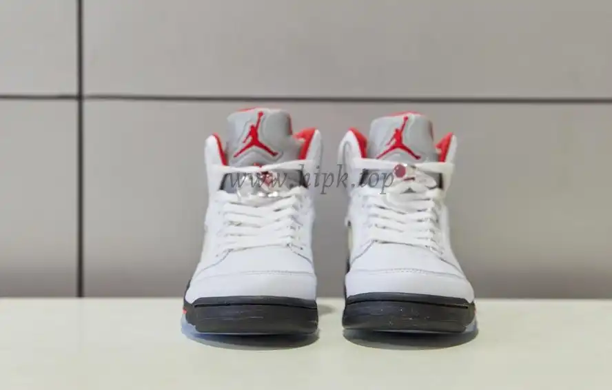 PK GOD Jordan 5 Retro Fire Red Silver Tongue 2020 Retail Materials Ready to Ship