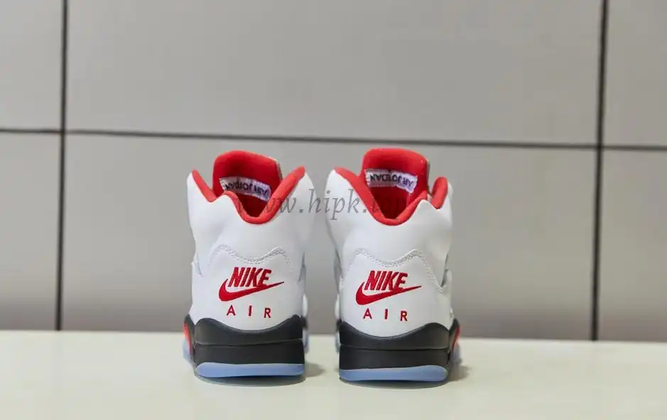 PK GOD Jordan 5 Retro Fire Red Silver Tongue 2020 Retail Materials Ready to Ship