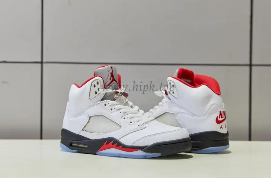 PK GOD Jordan 5 Retro Fire Red Silver Tongue 2020 Retail Materials Ready to Ship