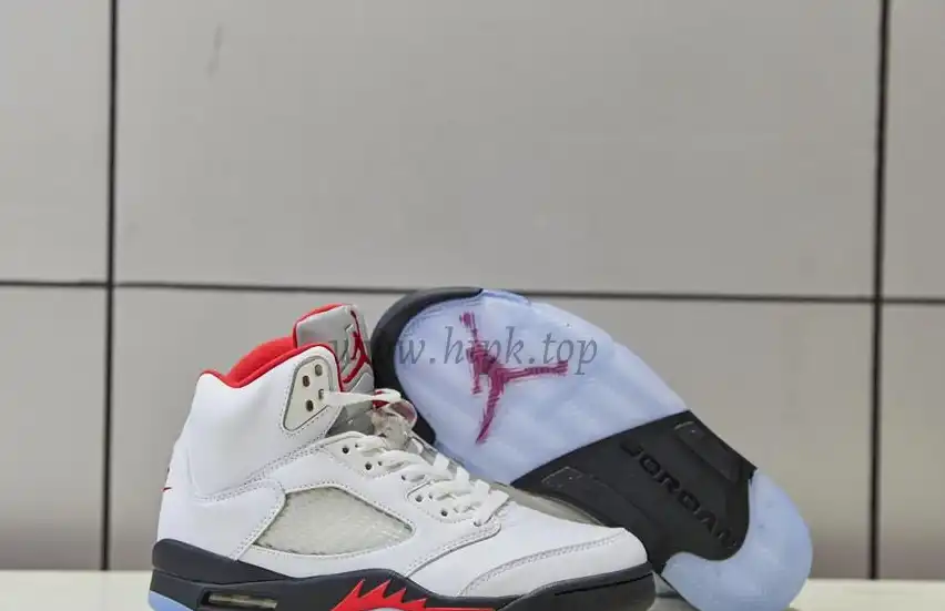 PK GOD Jordan 5 Retro Fire Red Silver Tongue 2020 Retail Materials Ready to Ship