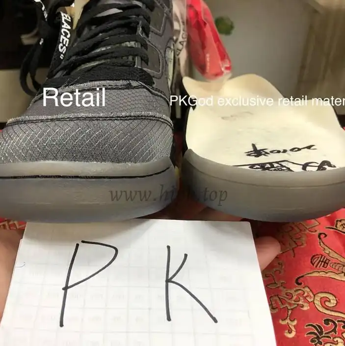 PK GOD Jordan 5 Retro Off-White Black CT8480 retail materials ready to ship