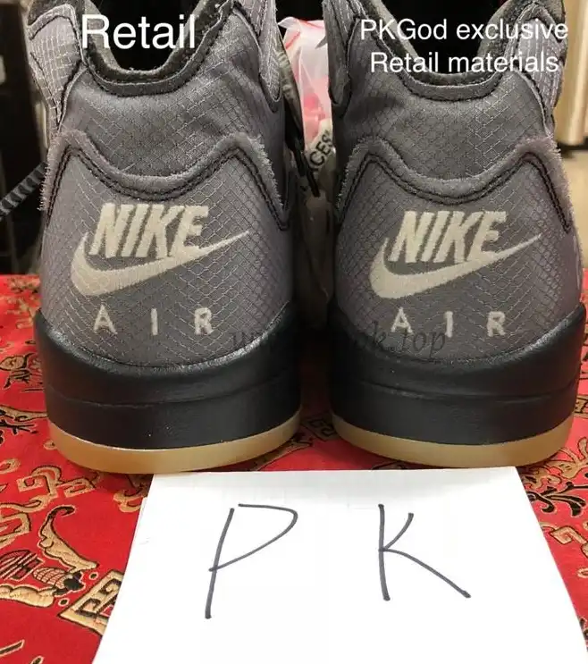 PK GOD Jordan 5 Retro Off-White Black CT8480 retail materials ready to ship