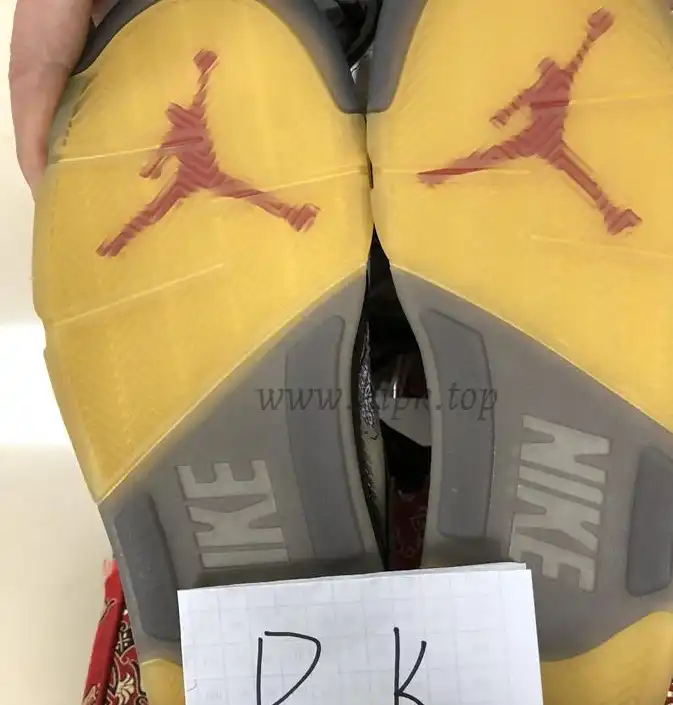 PK GOD Jordan 5 Retro Off-White Black CT8480 retail materials ready to ship