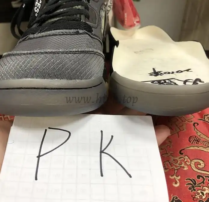 PK GOD Jordan 5 Retro Off-White Black CT8480 retail materials ready to ship