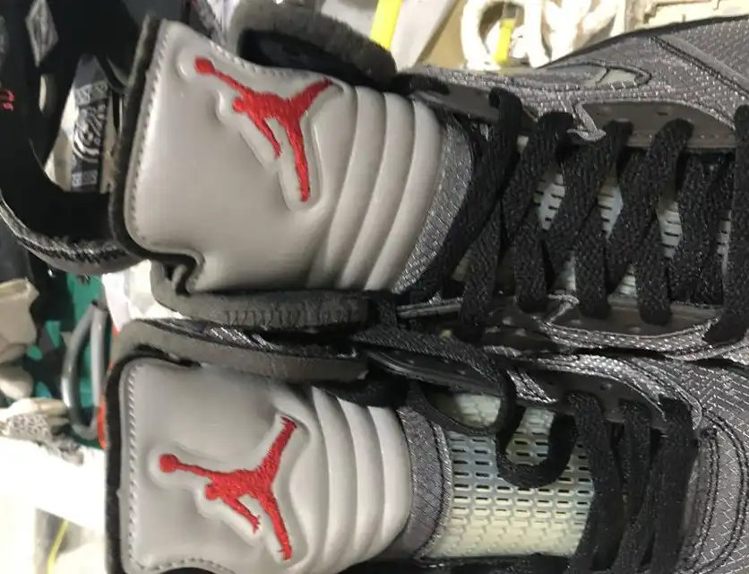 PK GOD Jordan 5 Retro Off-White Black CT8480 retail materials ready to ship