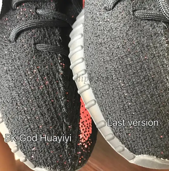 PK GOD YEEZY 350 V2 Infrared WITH REAL PREMEKNIT FROM HUAYIYI WHICH OFFER PRIMEKNIT TO ADIDAS DIRECTLY