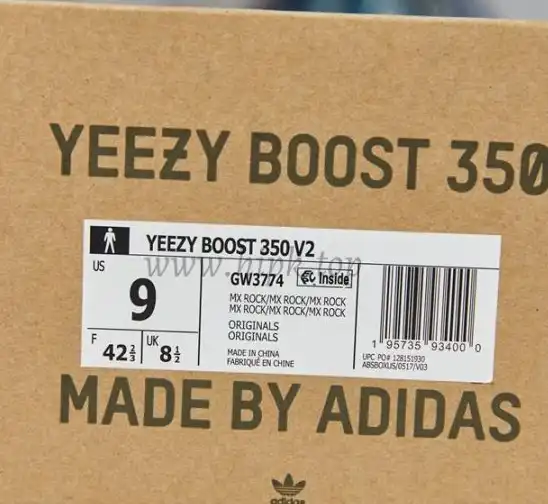 Pk god yeezy 350 V2 ash stoneretail materials ready to ship