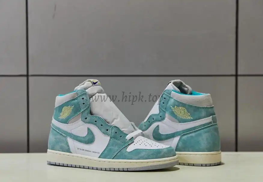 PK God Air Jordan 1 Turbo Green retail materials ready to ship