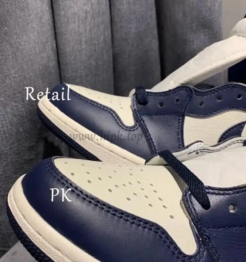 PK God Air Jordan 1 retro high OG Obsidian retail leather ready to ship