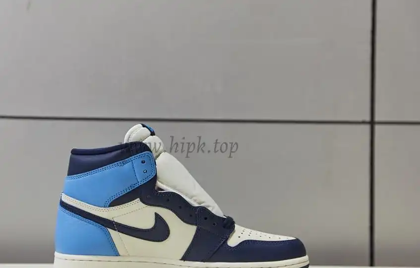 PK God Air Jordan 1 retro high OG Obsidian retail leather ready to ship