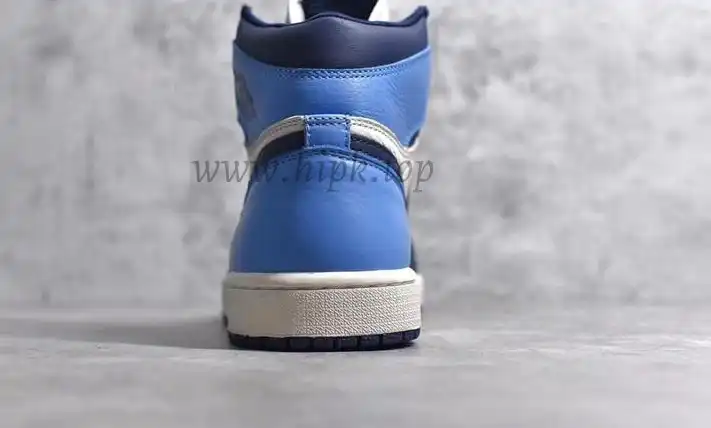 PK God Air Jordan 1 retro high OG Obsidian retail leather ready to ship