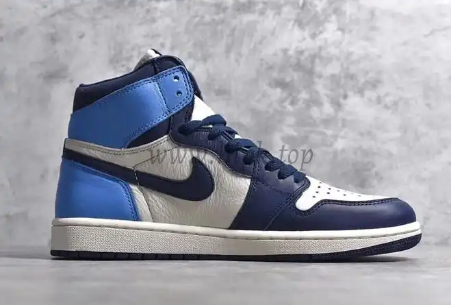 PK God Air Jordan 1 retro high OG Obsidian retail leather ready to ship