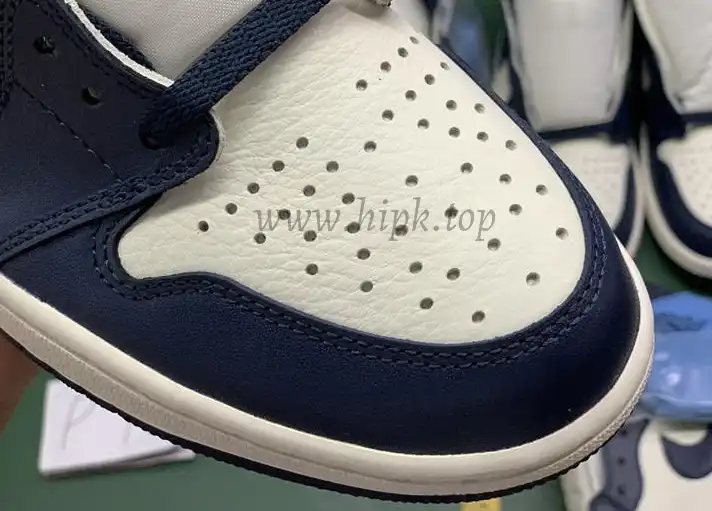 PK God Air Jordan 1 retro high OG Obsidian retail leather ready to ship