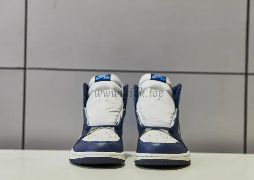 PK God Air Jordan 1 retro high OG Obsidian retail leather ready to ship