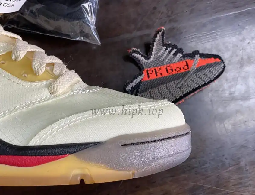 PK God Air Jordan 5 Retro X off white Sail retail materials ready to ship