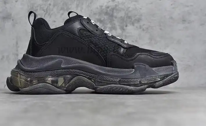 PK God Balencia Paris triple s all black2019 version newest sole official with retail materials ready to ship